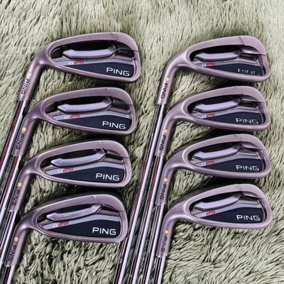 PING LH Iron Set G25 Yellow Dot 4-9.W.U CFS Steel Flex S Left Handed STORE - Image 1 of 4