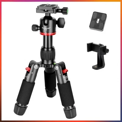 Kompaktes 46 cm Mini Stativ mit 360° Low-Profile Kugelkopf für DSLR Kameras - Bild 1 von 4
