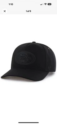 San Francisco 49ers Carhartt x '47 Enganche Ajustable Snapback Gorra Gorra NFL Negra Foto 1 de 3