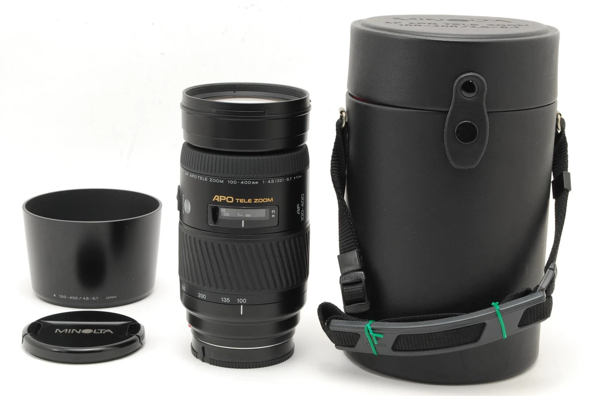 Minolta 100-400mm f/4.5-6.7 Camera Lenses for sale | eBay