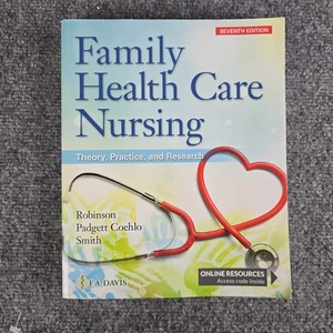 Family Health Care Nursing 7th Ed Theory Practice Research Textbook by Robinson - Foto 1 di 8