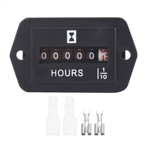 Industrial Tractor-Engine Hour Meter Counter Rectangular Hourmeter Timer Counter - Picture 1 of 8