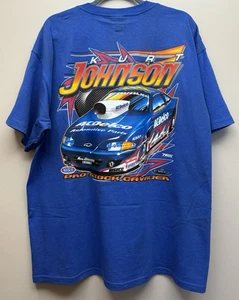Camiseta De Colección Kurt Johnson Pro Stock Cavalier Azul Manga Corta Talla XL - Imagen 1 de 6