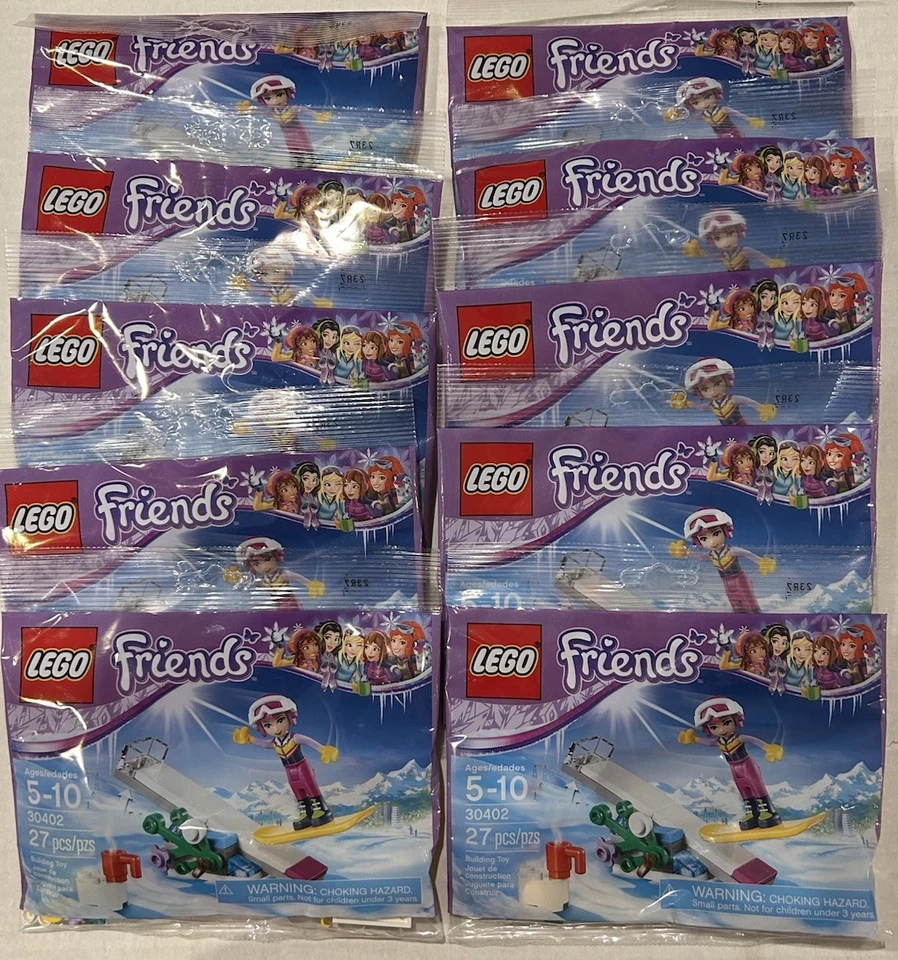 LEGO Friends: Trucos de Snowboard (30402) Lote de 10  Foto 1 de 1