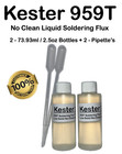 147.87ml / 5oz  KESTER 959T NO CLEAN LIQUID FLUX FOR REFLOW REWORK SOLDERING