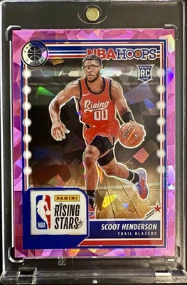 2023 Panini Premium Stock - Rising Stars Scoot Henderson #280 Ice Prizm /35 (RC) - Image 1 of 3