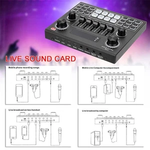 External Mobile Computer Live Creative Sound Card Set DSP Chip Bluetooth English - Zdjęcie 1 z 10