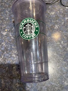 Starbucks Tumbler Venti Cold Cup Clear 24oz No Straw - Picture 1 of 3
