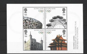 Gran Bretaña Bloque 45 Juegos Olímpicos Pekín y Londres ** (mnh) - Imagen 1 de 1