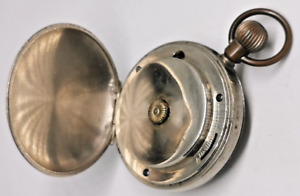 Vintage 50mm top wind hinged cased pocket watch spares repairs