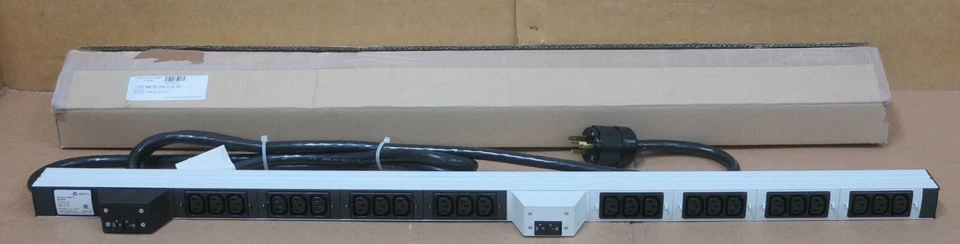 New Fujitsu Vertiv NEMA 4.9kW PDU 24x C13 3M Power Strip 1U 30A KNR:03.535.206.1 - Image 1 of 4