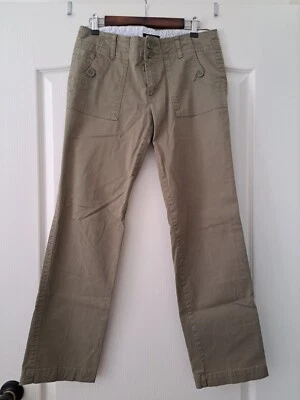 Tommy Hillfiger 女式军绿色裤子 6 码 — 第 1/3 张图片