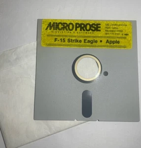 F-15 Strike Eagle by MicroProse Vintage Pc Game For Apple - Picture 1 of 2