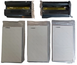(2) Ink Cartridges Toner Sealed + (3) Canon Postcard 4x6 Size 36 Printouts - Picture 1 of 2
