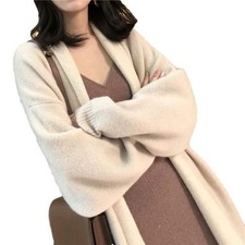 Chic Womens Casual Knitted Sweater Cardigan Coat Long Oversize Open Autumn New B