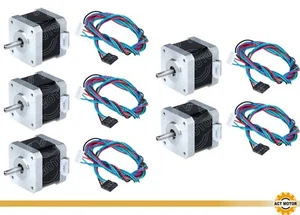 5PCS Nema17 17HS5425L20P1-X2 Schrittmotor 2.5A 48mm 70oz-in D-Shaft Connector - Bild 1 von 9