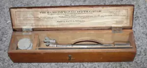 Vintage John E. Hand & Son Improved Depth Gauge 1932 - Picture 1 of 9