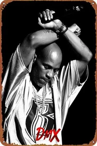 Dmx DMX rapper hiphop Metal Tin Sign Poster Vintage Art Wall Decor 12 x 8 inch - Picture 1 of 6