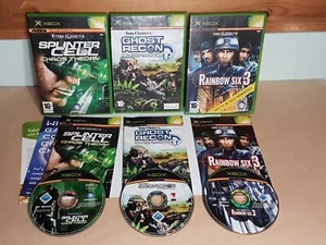 XBOX | Tom Clancy 3 Game Bundle | RAINBOW SIX 3, Splinter Cell & Ghost Recon - Picture 1 of 8