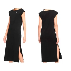 Abito midi Nike donna in jersey taglia M colore nero - Foto 1 di 7