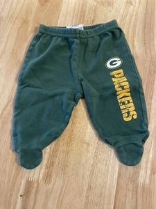 NFL Apparel - NFL Green Bay Packers Green Pants and bootie - 0-3 Months - Picture 1 of 3