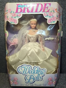 Modern Bride 1990 Hochzeitsglocken 11 1/2 bewegliche Puppe Stil #6009-Multi Toy Corp. - Bild 1 von 24