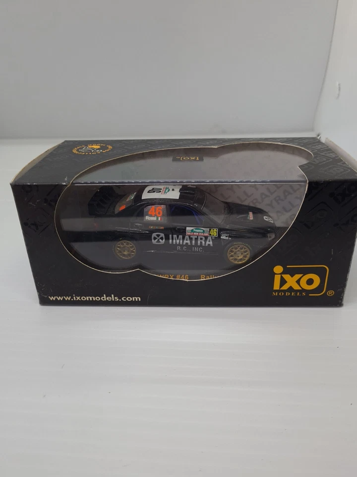 IXO 1/43 Subaru Impreza WRX Rally New Zealand 2006 #46 V.Rossi C.Cassina RAM 256 - Image 1 of 4