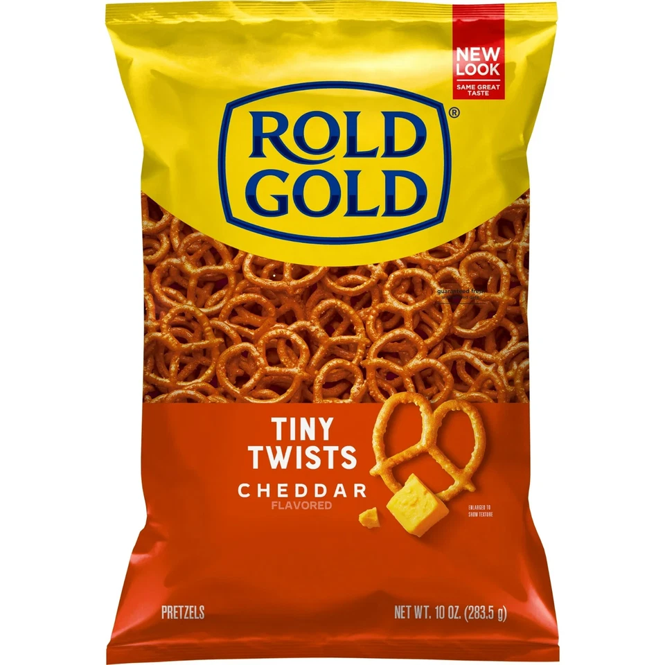 Rold Gold Cheddar Flavored Tiny Twists Pretzels 10 Oz.