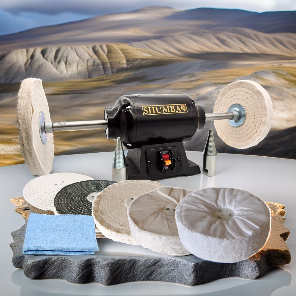 750 Watt 1HP Bench Polisher With 200mm Kit - image 1 of 1