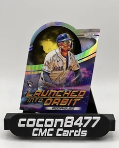 JULIO RODRIGUEZ 2022 Topps Cosmic Chrome Launched Into Orbit #LIO-19 (RC) - Picture 1 of 3