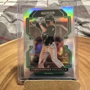 2022 Panini Prizm Draft Picks - Silver Prizm #PDP86 Christopher Paciolla (RC) - Picture 1 of 2