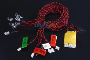 new 4-6V 8LED LED Flashing Light bulb System for RC Helicopter Plane GliderBoat - Picture 1 of 12