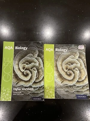 AQA GCSE Biology Revision Guides (textbook + workbook) - Image 1 of 4