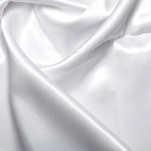 Material de tela satinada para novia sedosa - BLANCO - Imagen 1 de 1