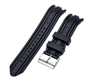 Nautica Unisex N16638G | A16638G NST 250 Original 22mm Black Watch Band - Picture 1 of 7