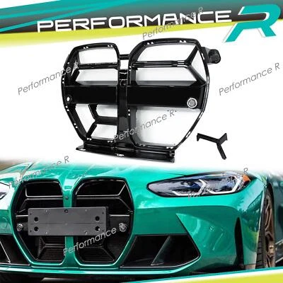Front Grille Grill Black CSL Style For BMW G80 M3 G82 G83 M4 2020+ - Image 1 of 4