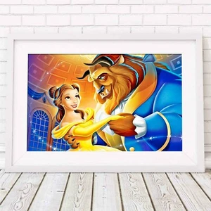 BEAUTY & THE BEAST - Disney Poster Picture Print Sizes A5 to A0 **FREE DELIVERY* - Picture 1 of 14