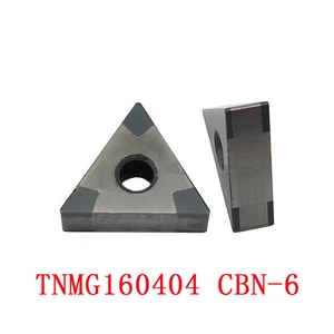 4pcs TNMG160404 CBN-6 / TNMG431 CBN CNC Boron nitride diamond inserts For MTJNR - Picture 1 of 6