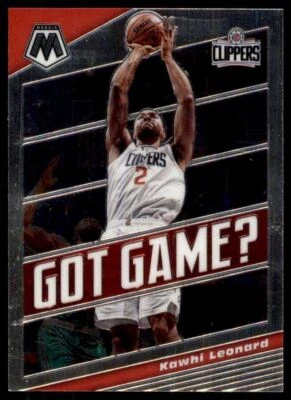 2019-20 Panini Mosaic Got Game? Kawhi Leonard Los Angeles Clippers #13 - Image 1 of 2