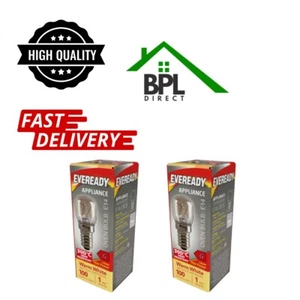 Eveready 300°C Cooker Oven Appliance Lamp Bulb 15W 240V SES Base (E14) Pack of 2 - Picture 1 of 1