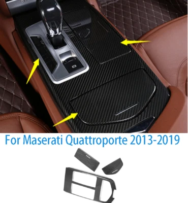 Carbon Fiber Gear Shift Frame Cover Trim For Maserati Quattroporte 2013-2019 - Image 1 of 4
