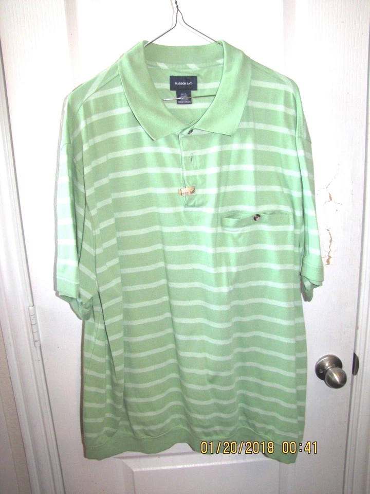  HARBOR BAY CASUAL GOLF SHIRT BIG MAN SIZE 2XL SHORT SLEEVE  - Image 1 of 1