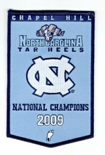 2010-11 UPPER DECK UNC CHAMPIONSHIP BANNER PATCH 2009 CHAMPIONS NORTH CAROLINA