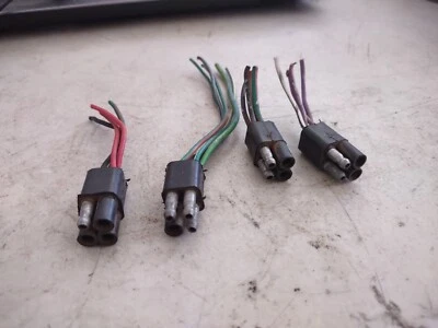 1982 -88 jaguar XJS Xj6 Electrical Wirring Pigtail Plugs 4pcs  Look Plugs Only - Image 1 of 4