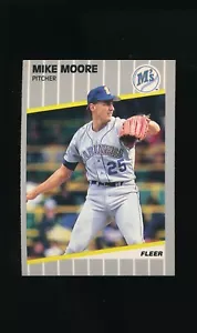1989 Fleer #554 Mike Moore * Pitcher * Seattle Mariners * NM * - Picture 1 of 2