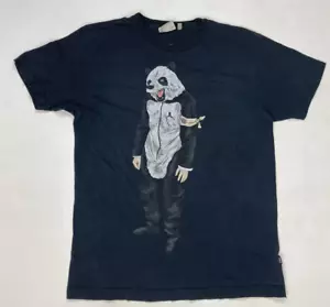 Camiseta WESC Jesper Panda Artista Gráfica Hombre Mediana Negra Manga Corta 2009 - Imagen 1 de 13