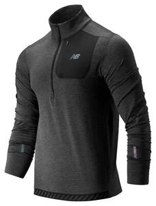 New Balance® NB Heat Grid Half-Zip | L | Heather Charcoal - Picture 1 of 6