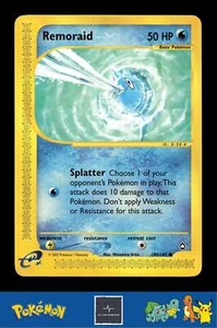 👾 2003 Pokemon e-Series Aquapolis 105/147 Remoraid (Arita) - Picture 1 of 3