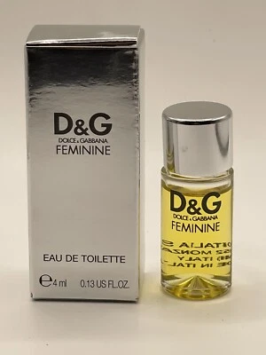 D&G 女性迷你 Dolce & Gabbana 4 毫升/.13 盎司女式淡香水溅-全新带盒 — 第 1/4 张图片