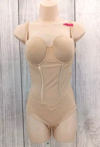 Maidenform One Piece Boned Shapewear Beige Size 34C AA8 - Picture 1 of 8